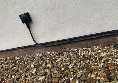 Outdoor plug and electrical installation cheltenham gloucestershire